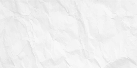 Obraz premium White crumpled paper texture background with subtle shadows and creases for minimalist overlay or stationery design
