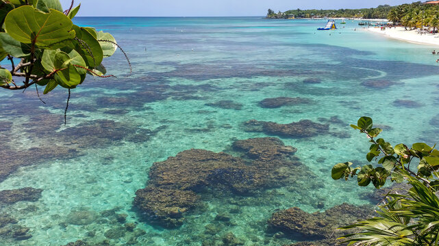 View of West Bay Roatan, Honduras