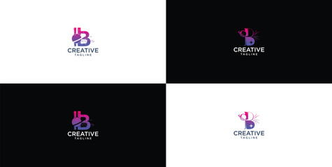 smart and creative letter B template © micky_adb