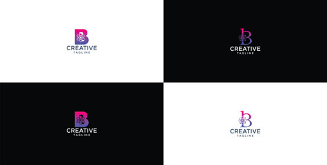 smart and creative letter B template © micky_adb