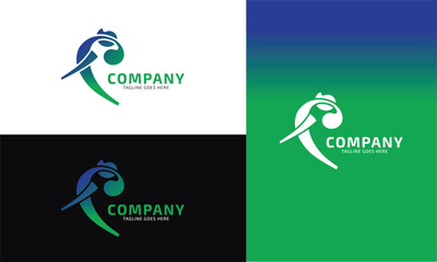 Unique suitable logo symbol technology for digital brands