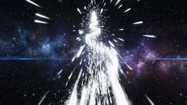 Cosmic Light Burst - A Journey Through the Universe.