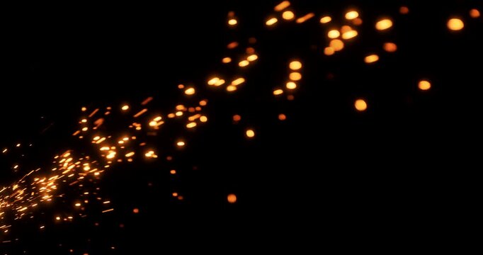 The stunning and beautiful metal sparkles create a mesmerizing abstract effect against a deep black backdrop, making it an ideal choice for motion graphics as well as captivating visual effects
