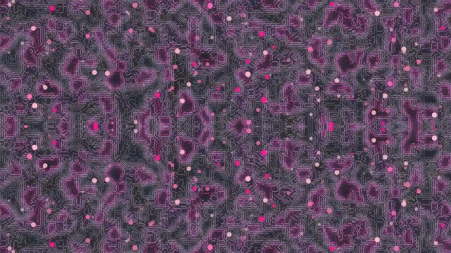 Vibrant Purple Pattern with Pink Accents.