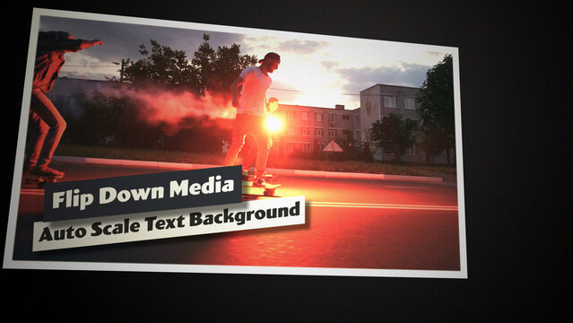  Elevated Image and Text Flip Down HD