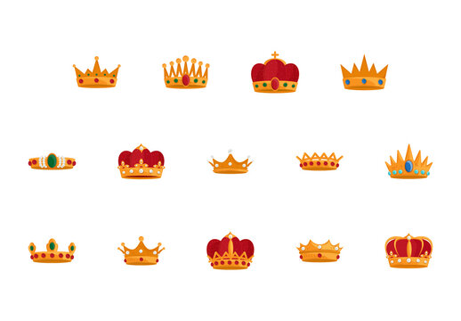 Crown Illustration Design Set