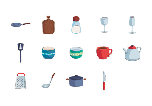 Kitchenware Illustration Set