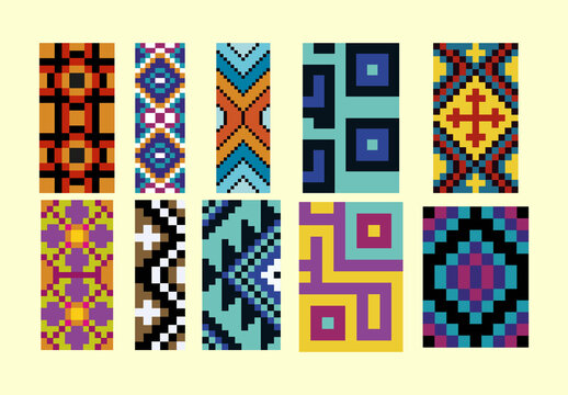 South Africa Illustration Design Set