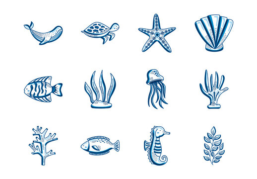 Sea Life Design Set