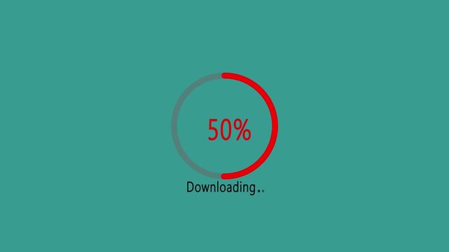 Animated circular loading mark blak background and no background.