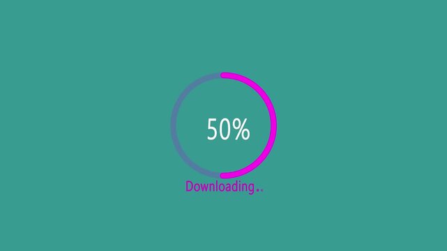 Animated circular loading mark blak background and no background.