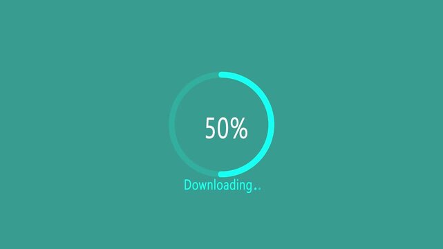 Animated circular loading mark blak background and no background.