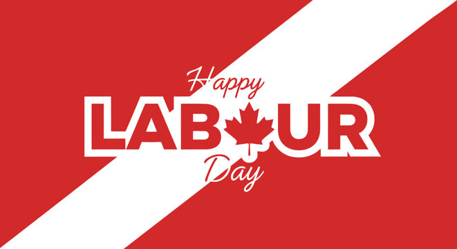 Canadian labour day celebration graphic