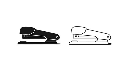 Staplers clipart black Vector