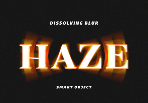 Blazing Dissolving Blur Text Effect