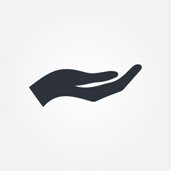 Obraz premium hand icon symbol illustration vector eps10 logo template design pattern seamless bright minimal design flat design realistic style simple design modern design