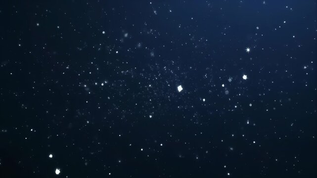 深宇宙に舞う星屑で日常の小さな努力を描く幻想的な宇宙塵表現