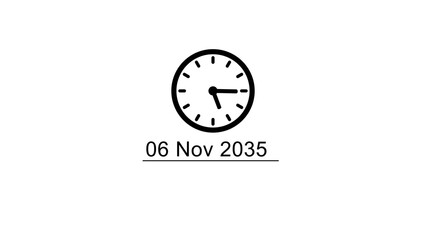 New year clock timer illustration. countdown date and time clock.  stopwatch clock timer. 