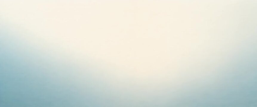 Soft gradient of blue and cream hues gently shift as the camera slowly pans, creating a serene, abstract background in a cinematic style perfect for calming, minimalist projects.