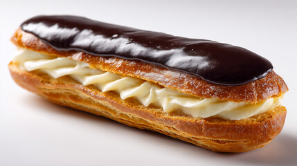 香ばしく焼き上げた生地に滑らかなクリームを合わせた至福のショコラエクレア