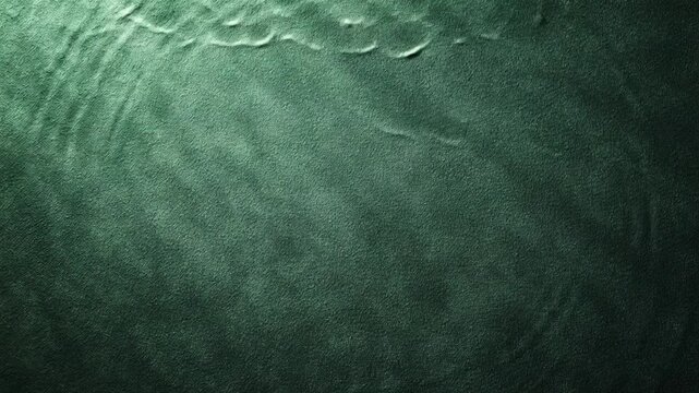 Abstract green texture background rough wave pattern surface wall art, subtle light shadow gradient, creative water ripple green water abstract background circular textured surface, calm liquid wave