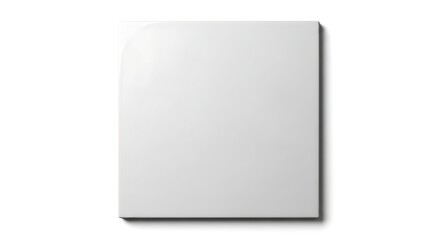Simple rectangular white canvas with subtle shadows and clean design on white background