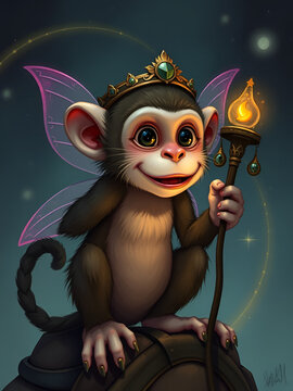magical monkey, but wanted faker and the good fairy monkey