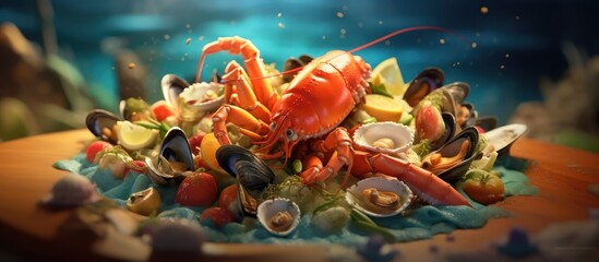 An underwater symphony of flavor, perfectly plated.