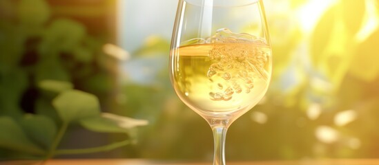 Experience the vibrant splash of golden refreshment in a sun-kissed glass.