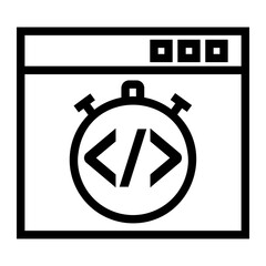 Fototapeta premium response Line Icon