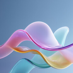 abstract background with colorful waves
