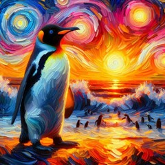 ペンギンのイラストデザイン - ペンギンのイラストデザイン14