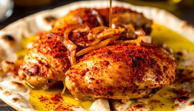 Palestinian Musakhan with Sumac Chicken on Taboon Bread