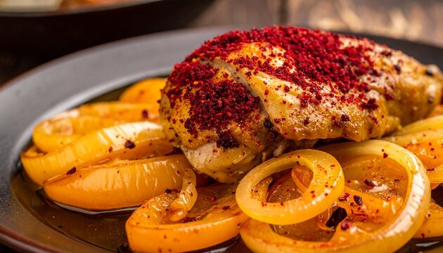Palestinian Musakhan with Sumac Chicken on Taboon Bread