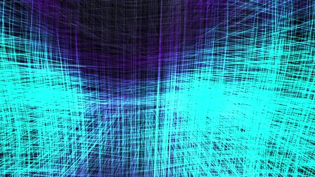Seamless 4K procedural VJ loop of a high-tension cybernetic matrix shifting across geometric axes. Perfect for Resolume, EDM stage visuals, projection mapping, and tech event backgrounds.