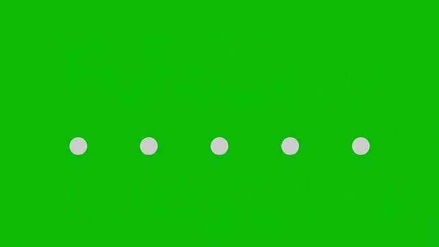 Animated underline highlight sweep motion graphics element on green background for video titles and headers