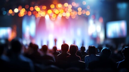 Abstract blurred modern office interior background