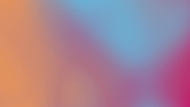 Gradient with pink blue and orange hues.