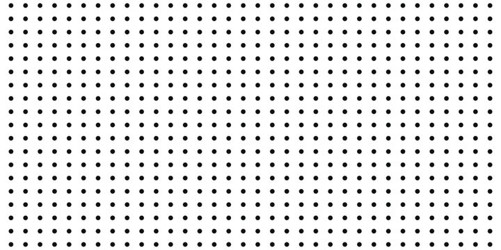 Dot grid pattern. Abstract halftone black dotted background, vintage retro filter