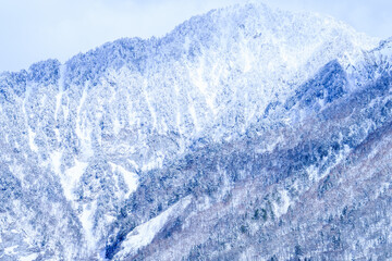 岐阜県　雪山
