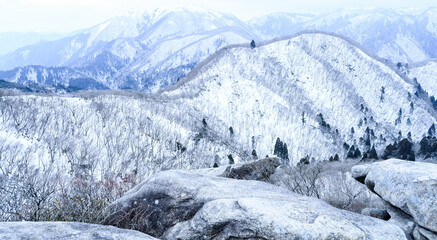 三重県　雪山