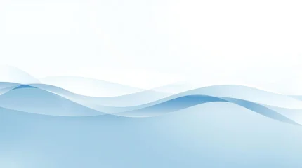 Stickers Ziekenhuis Calm blue waves  © KaziMasum