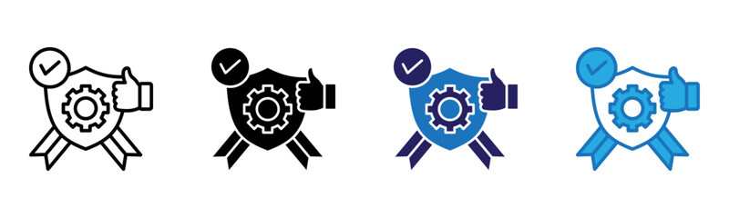 Badge Icon Multi Style Vector Illustration