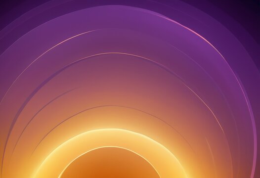Abstract background design with overlapping purple and gold circles