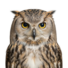 Obraz premium Eurasian eagle owl portrait