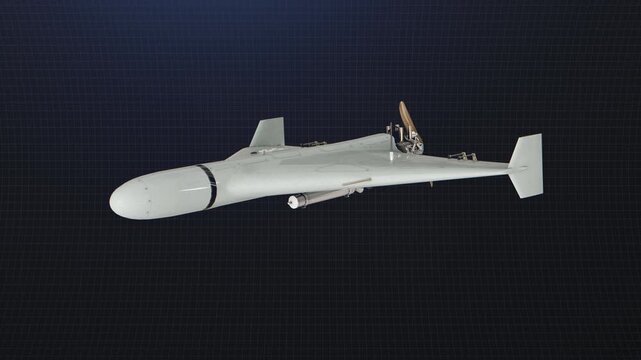 Iranian Shahed Drone Side | 3D Animation 
