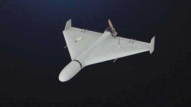 Iranian Shahed Drone Front | 3D Animation 
