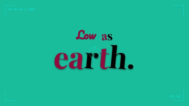 Animated Love motivation quote with futuristic UI elements on a teal background Ideal for inspiration business lifestyle