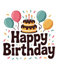 birthday card with cake