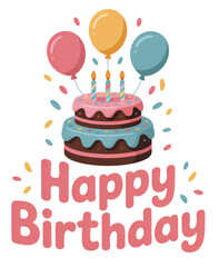 birthday cake with candles